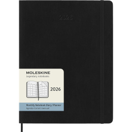 Planner 12M Monthly 2026 Softcover XL Black in the group Paper & Pads / Planners / 12-Month Planners at Pen Store (136099)