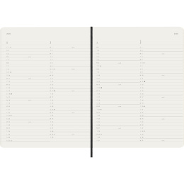 Planner 12M Monthly 2026 Softcover XL Black in the group Paper & Pads / Planners / 12-Month Planners at Pen Store (136099)