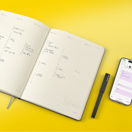 Planner 12M M+ Digital Planner Weekly Vertical 2026 XL Black in the group Paper & Pads / Planners / 12-Month Planners at Pen Store (136102)