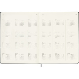Planner 12M M+ Digital Planner Weekly Vertical 2026 XL Black in the group Paper & Pads / Planners / 12-Month Planners at Pen Store (136102)