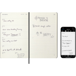 Planner 12M M+ Digital Planner Weekly Note 2026 Large Black in the group Paper & Pads / Planners / 12-Month Planners at Pen Store (136103)