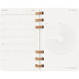 Planner 12M Spiral Planner 2026 Large Black in the group Paper & Pads / Planners / 12-Month Planners at Pen Store (136104)
