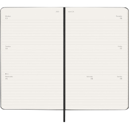 Planner 12M Weekly Horizontal 2026 Hardcover Large Black in the group Paper & Pads / Planners / 12-Month Planners at Pen Store (136106)