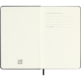 Planner 12M Weekly Horizontal 2026 Hardcover Pocket Black in the group Paper & Pads / Planners / 12-Month Planners at Pen Store (136108)