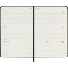 Planner 12M Weekly Horizontal 2026 Hardcover Pocket Black in the group Paper & Pads / Planners / 12-Month Planners at Pen Store (136108)