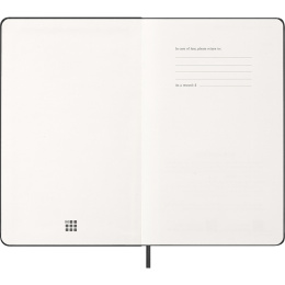 Planner 12M Weekly Notebook 2026 Hardcover Large Black in the group Paper & Pads / Planners / 12-Month Planners at Pen Store (136110)
