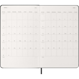 Planner 12M Weekly Notebook 2026 Hardcover Large Black in the group Paper & Pads / Planners / 12-Month Planners at Pen Store (136110)