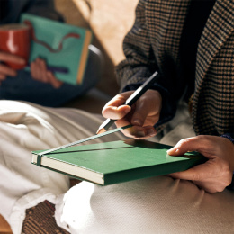 Planner 12M Weekly Notebook 2026 Hardcover Large Myrtle Green in the group Paper & Pads / Planners / 12-Month Planners at Pen Store (136112)