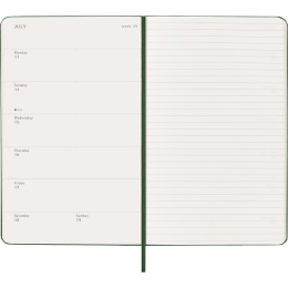 Planner 12M Weekly Notebook 2026 Hardcover Large Myrtle Green in the group Paper & Pads / Planners / 12-Month Planners at Pen Store (136112)