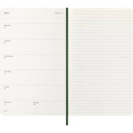 Planner 12M Weekly Notebook 2026 Softcover Large Myrtle Green in the group Paper & Pads / Planners / 12-Month Planners at Pen Store (136113)