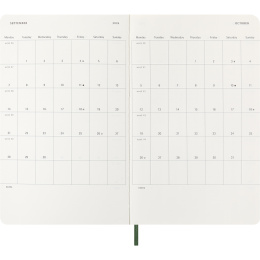 Planner 12M Weekly Notebook 2026 Softcover Large Myrtle Green in the group Paper & Pads / Planners / 12-Month Planners at Pen Store (136113)