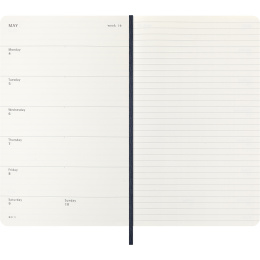Planner 12M Weekly Notebook 2026 Softcover Large Sapphire Blue in the group Paper & Pads / Planners / 12-Month Planners at Pen Store (136114)