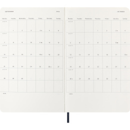 Planner 12M Weekly Notebook 2026 Softcover Large Sapphire Blue in the group Paper & Pads / Planners / 12-Month Planners at Pen Store (136114)