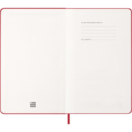 Planner 12M Weekly Notebook 2026 Hardcover Large Red in the group Paper & Pads / Planners / 12-Month Planners at Pen Store (136115)