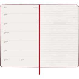 Planner 12M Weekly Notebook 2026 Hardcover Large Red in the group Paper & Pads / Planners / 12-Month Planners at Pen Store (136115)