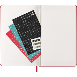 Planner 12M Weekly Notebook 2026 Hardcover Large Red in the group Paper & Pads / Planners / 12-Month Planners at Pen Store (136115)