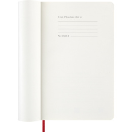 Planner 12M Weekly Notebook 2026 Softcover Large Red in the group Paper & Pads / Planners / 12-Month Planners at Pen Store (136116)