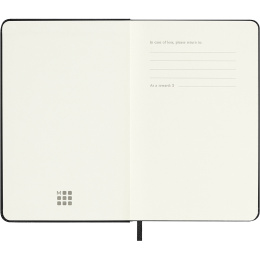Planner 12M Weekly Notebook 2026 Hardcover Pocket Black in the group Paper & Pads / Planners / 12-Month Planners at Pen Store (136118)
