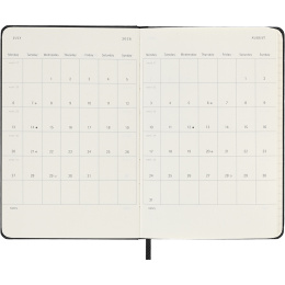 Planner 12M Weekly Notebook 2026 Hardcover Pocket Black in the group Paper & Pads / Planners / 12-Month Planners at Pen Store (136118)