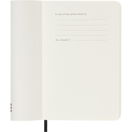 Planner 12M Weekly Notebook 2026 Softcover Pocket Black in the group Paper & Pads / Planners / 12-Month Planners at Pen Store (136119)