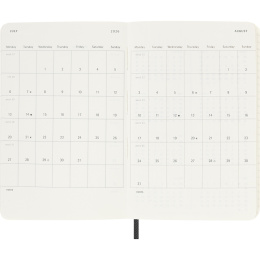 Planner 12M Weekly Notebook 2026 Softcover Pocket Black in the group Paper & Pads / Planners / 12-Month Planners at Pen Store (136119)