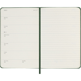 Planner 12M Weekly Notebook 2026 Hardcover Pocket Myrtle Green in the group Paper & Pads / Planners / 12-Month Planners at Pen Store (136120)