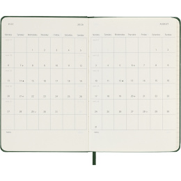 Planner 12M Weekly Notebook 2026 Hardcover Pocket Myrtle Green in the group Paper & Pads / Planners / 12-Month Planners at Pen Store (136120)