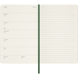 Planner 12M Weekly Notebook 2026 Softcover Pocket Myrtle Green in the group Paper & Pads / Planners / 12-Month Planners at Pen Store (136121)