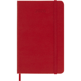 Planner 12M Weekly Notebook 2026 Hardcover Pocket Red in the group Paper & Pads / Planners / 12-Month Planners at Pen Store (136123)