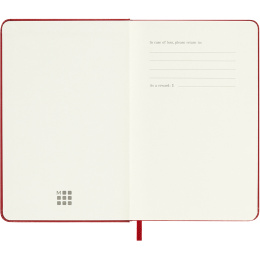 Planner 12M Weekly Notebook 2026 Hardcover Pocket Red in the group Paper & Pads / Planners / 12-Month Planners at Pen Store (136123)