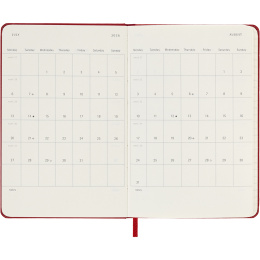 Planner 12M Weekly Notebook 2026 Hardcover Pocket Red in the group Paper & Pads / Planners / 12-Month Planners at Pen Store (136123)