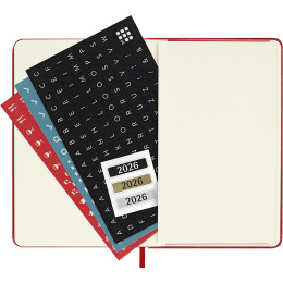 Planner 12M Weekly Notebook 2026 Hardcover Pocket Red in the group Paper & Pads / Planners / 12-Month Planners at Pen Store (136123)