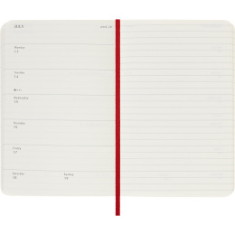 Planner 12M Weekly Notebook 2026 Softcover Pocket Red in the group Paper & Pads / Planners / 12-Month Planners at Pen Store (136124)