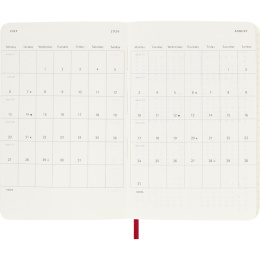 Planner 12M Weekly Notebook 2026 Softcover Pocket Red in the group Paper & Pads / Planners / 12-Month Planners at Pen Store (136124)