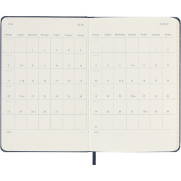 Planner 12M Weekly Notebook 2026 Hardcover Pocket Sapphire Blue in the group Paper & Pads / Planners / 12-Month Planners at Pen Store (136125)
