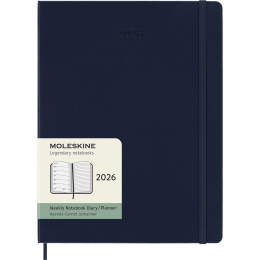 Planner 12M Weekly Notebook 2026 Hardcover XL Sapphire Blue in the group Paper & Pads / Planners / 12-Month Planners at Pen Store (136128)