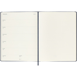 Planner 12M Weekly Notebook 2026 Hardcover XL Sapphire Blue in the group Paper & Pads / Planners / 12-Month Planners at Pen Store (136128)