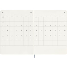 Planner 12M Weekly Notebook 2026 Softcover XL Sapphire Blue in the group Paper & Pads / Planners / 12-Month Planners at Pen Store (136129)