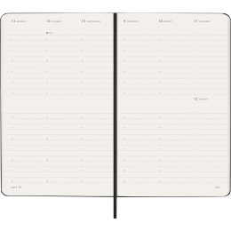 Planner 12M Weekly Vertical 2026 Hardcover Large Black in the group Paper & Pads / Planners / 12-Month Planners at Pen Store (136130)