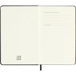 Planner 12M Weekly Vertical 2026 Hardcover Pocket Black in the group Paper & Pads / Planners / 12-Month Planners at Pen Store (136131)