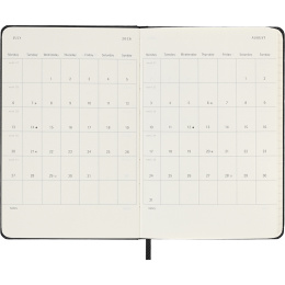 Planner 12M Weekly Vertical 2026 Hardcover Pocket Black in the group Paper & Pads / Planners / 12-Month Planners at Pen Store (136131)