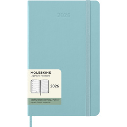 Planner 12M Weekly Notebook 2026 Hardcover Large Aquamarine in the group Paper & Pads / Planners / 12-Month Planners at Pen Store (136132)