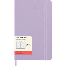 Planner 12M Daily 2026 Hardcover Large Pastel Lilac in the group Paper & Pads / Planners / 12-Month Planners at Pen Store (136133)
