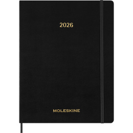 Planner 12M Weekly Vertical 2026 Essential Softcover XXL Black in the group Paper & Pads / Planners / 12-Month Planners at Pen Store (136134)
