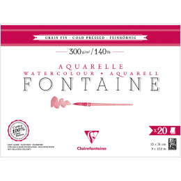 Fontaine Watercolor block CP 23x31 cm 300g in the group Paper & Pads / Artist Pads & Paper / Watercolour Pads at Pen Store (136141)