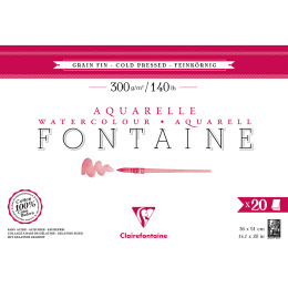 Fontaine Watercolor block CP 36x51 cm 300g in the group Paper & Pads / Artist Pads & Paper / Watercolour Pads at Pen Store (136144)