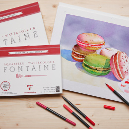 Fontaine Watercolor block CP 36x51 cm 300g in the group Paper & Pads / Artist Pads & Paper / Watercolour Pads at Pen Store (136144)