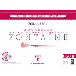 Fontaine Watercolor block CP 46x61 cm 300g in the group Paper & Pads / Artist Pads & Paper / Watercolour Pads at Pen Store (136145)