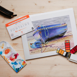 Fontaine Watercolor block HP 31x41 cm 300g in the group Paper & Pads / Artist Pads & Paper / Watercolour Pads at Pen Store (136149)