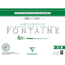 Fontaine Watercolor block Rough 31x41 cm 300g in the group Paper & Pads / Artist Pads & Paper / Watercolour Pads at Pen Store (136155)